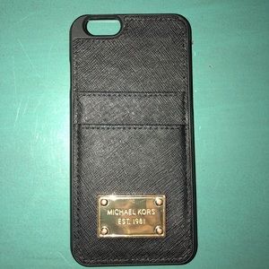 i phone 6/6s black michael kors picker case